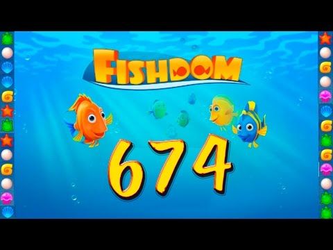 Video guide by GoldCatGame: Fishdom: Deep Dive Level 674 #fishdomdeepdive