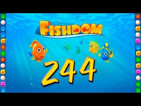 Video guide by GoldCatGame: Fishdom: Deep Dive Level 244 #fishdomdeepdive
