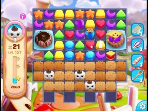 Video guide by skillgaming: Cookie Jam Blast Level 157 #cookiejamblast