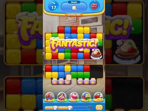 Video guide by Christopher Ervin: Yummy Cubes Level 125 #yummycubes