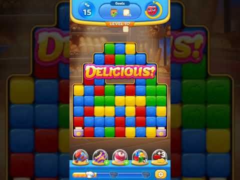 Video guide by Christopher Ervin: Yummy Cubes Level 117 #yummycubes