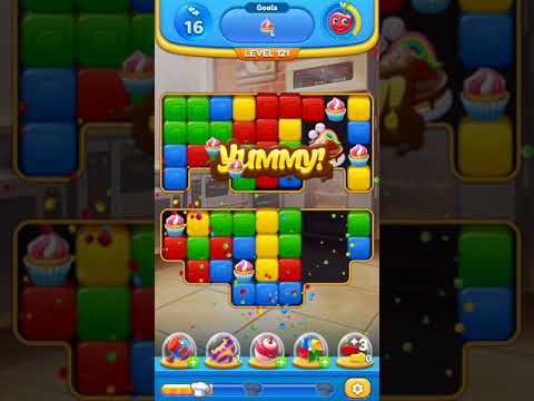 Video guide by Christopher Ervin: Yummy Cubes Level 121 #yummycubes