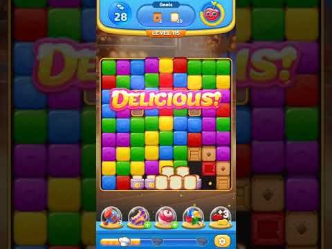 Video guide by Christopher Ervin: Yummy Cubes Level 115 #yummycubes