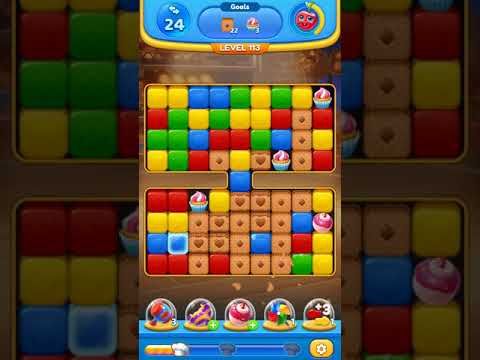 Video guide by Christopher Ervin: Yummy Cubes Level 113 #yummycubes