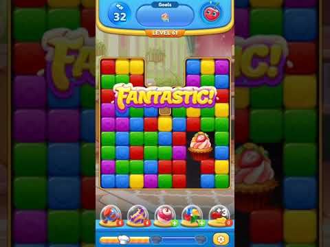 Video guide by Christopher Ervin: Yummy Cubes Level 61 #yummycubes