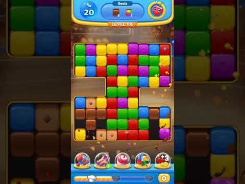 Video guide by Christopher Ervin: Yummy Cubes Level 105 #yummycubes