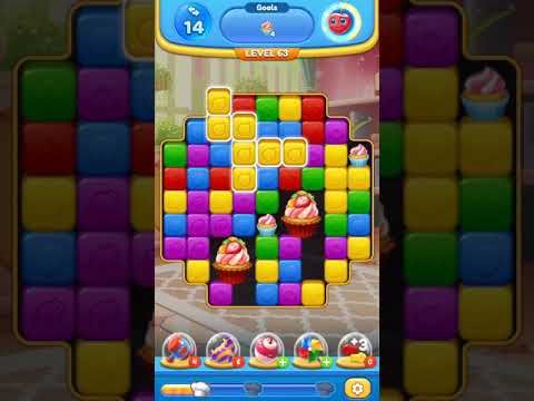 Video guide by Christopher Ervin: Yummy Cubes Level 63 #yummycubes