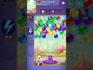 Video guide by Foolish Gamer: Talking Tom Bubble Shooter Level 46 #talkingtombubble