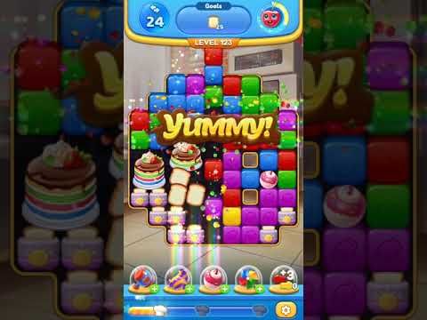 Video guide by Christopher Ervin: Yummy Cubes Level 123 #yummycubes