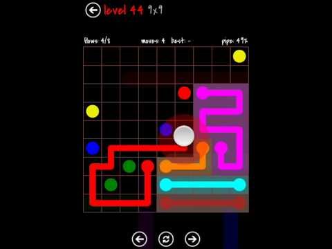 Video guide by TheDorsab3: Flow Free 9x9 level 44 #flowfree