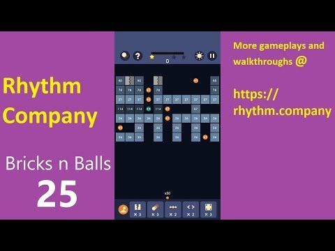 Video guide by Rhythm Company: Bricks n Balls Level 25 #bricksnballs