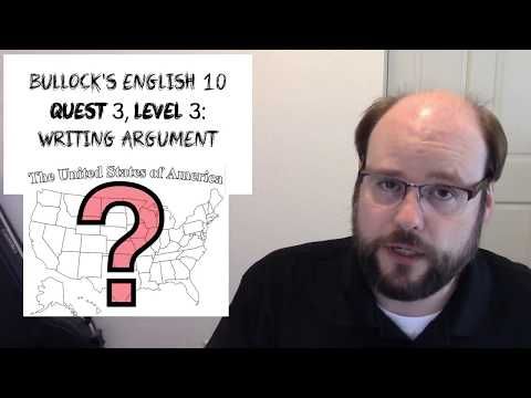 Video guide by Mr. Bullock: Argument Level 3 #argument