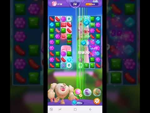 Video guide by Blogging Witches: Candy Crush Friends Saga Level 245 #candycrushfriends