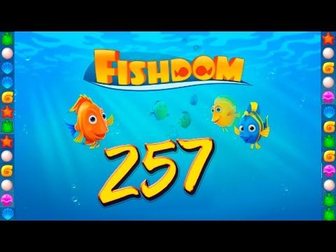 Video guide by GoldCatGame: Fishdom: Deep Dive Level 257 #fishdomdeepdive