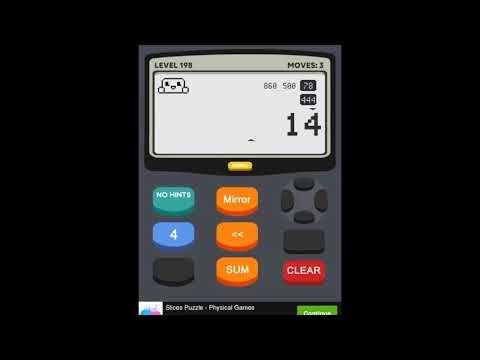 Video guide by TheGameAnswers: Calculator 2: The Game Level 198 #calculator2the