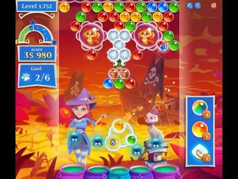 Video guide by skillgaming: Bubble Witch Saga 2 Level 1752 #bubblewitchsaga