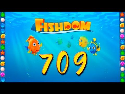 Video guide by GoldCatGame: Fishdom: Deep Dive Level 709 #fishdomdeepdive