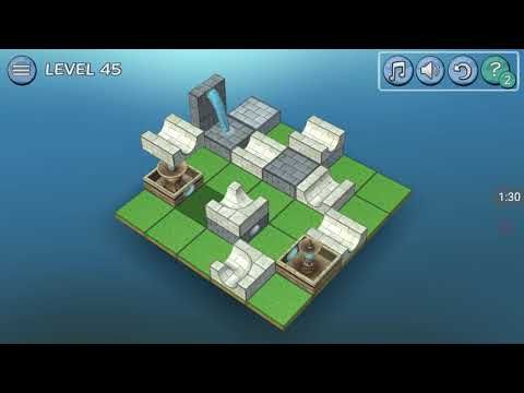Video guide by Tap thegame: Flow Water Fountain 3D Puzzle Level 45 #flowwaterfountain