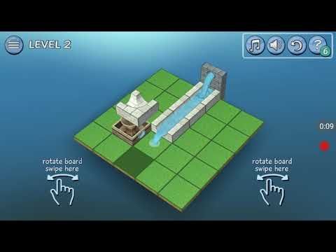 Video guide by Tap thegame: Flow Water Fountain 3D Puzzle Level 2 #flowwaterfountain