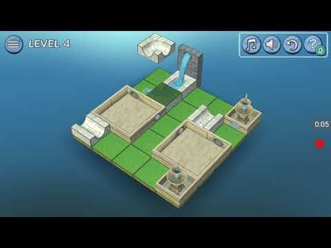 Video guide by Tap thegame: Flow Water Fountain 3D Puzzle Level 4 #flowwaterfountain