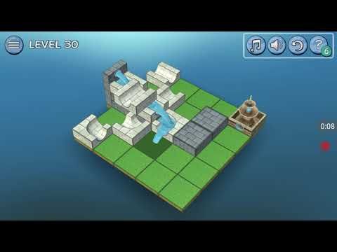 Video guide by Tap thegame: Flow Water Fountain 3D Puzzle Level 30 #flowwaterfountain