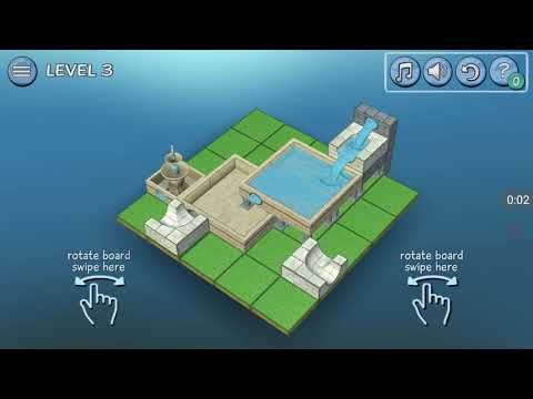 Video guide by Tap thegame: Flow Water Fountain 3D Puzzle Level 3 #flowwaterfountain