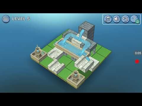 Video guide by Tap thegame: Flow Water Fountain 3D Puzzle Level 5 #flowwaterfountain