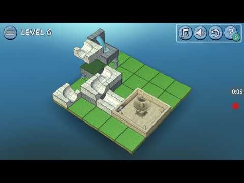 Video guide by Tap thegame: Flow Water Fountain 3D Puzzle Level 6 #flowwaterfountain