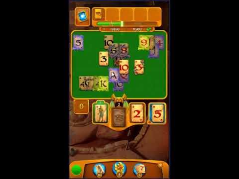 Video guide by skillgaming: .Pyramid Solitaire Level 593 #pyramidsolitaire