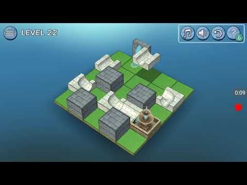 Video guide by Tapthegame: Flow Water Fountain 3D Puzzle Level 22 #flowwaterfountain