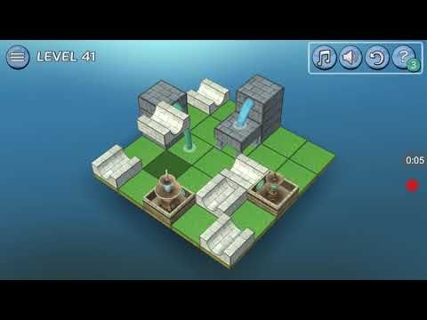 Video guide by Tapthegame: Flow Water Fountain 3D Puzzle Level 41 #flowwaterfountain