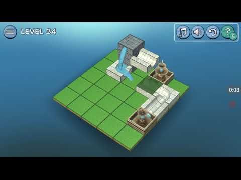 Video guide by Tapthegame: Flow Water Fountain 3D Puzzle Level 34 #flowwaterfountain