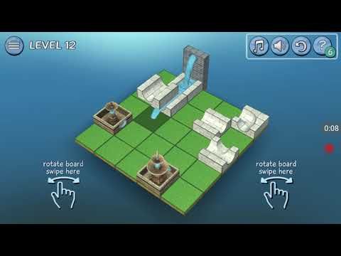 Video guide by Tapthegame: Flow Water Fountain 3D Puzzle Level 12 #flowwaterfountain