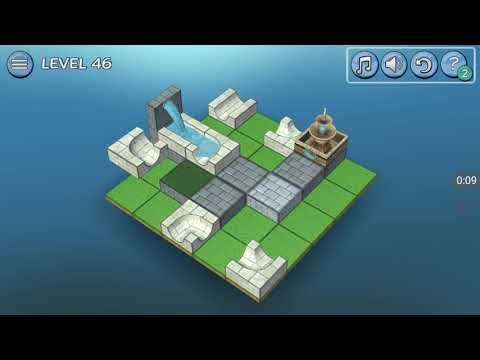 Video guide by Tapthegame: Flow Water Fountain 3D Puzzle Level 46 #flowwaterfountain
