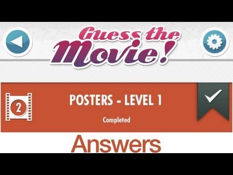 Video guide by : Guess the Movie ? Posters Level 1 Answers #guessthemovie