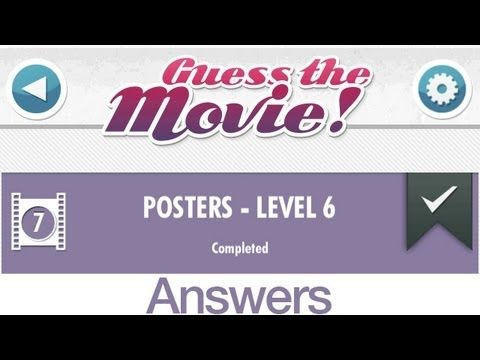 Video guide by : Guess the Movie ? Posters Level 6 Answers #guessthemovie