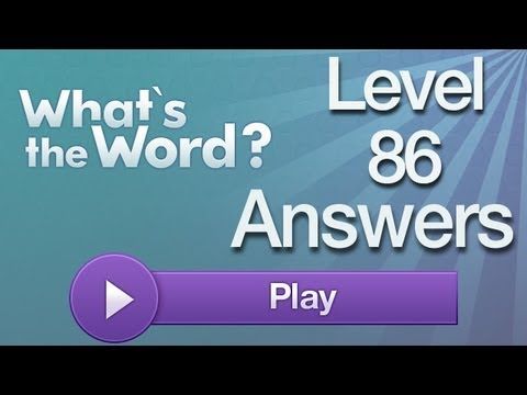 Video guide by AppAnswers: What's the word? level 86 #whatstheword