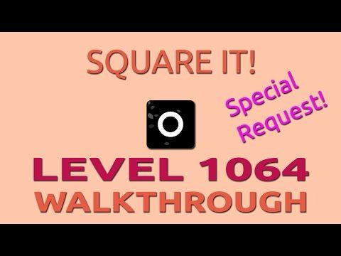 Video guide by Puzzle It Out!: ■ Square it! Level 1064 #squareit