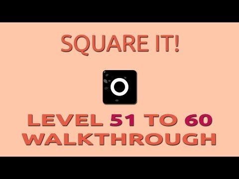 Video guide by Puzzle It Out!: ■ Square it! Level 51 #squareit