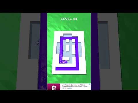Video guide by AppAnswers: Roller Splat! Level 44 #rollersplat