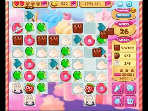 Video guide by Gamopolis: Candy Valley Level 884 #candyvalley