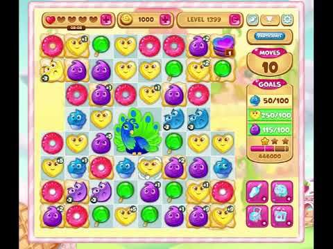 Video guide by Gamopolis: Candy Valley Level 1399 #candyvalley