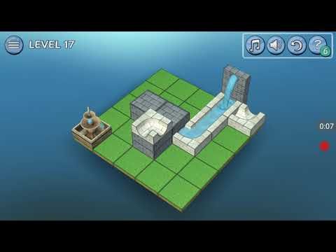 Video guide by Tapthegame: Flow Water Fountain 3D Puzzle Level 17 #flowwaterfountain