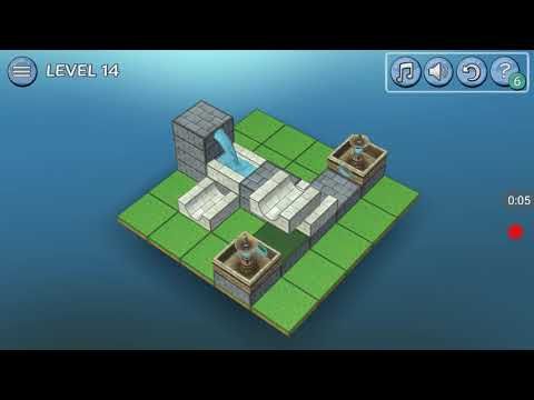 Video guide by Tapthegame: Flow Water Fountain 3D Puzzle Level 14 #flowwaterfountain