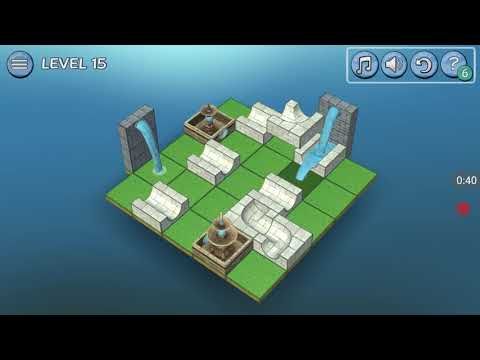 Video guide by Tapthegame: Flow Water Fountain 3D Puzzle Level 15 #flowwaterfountain