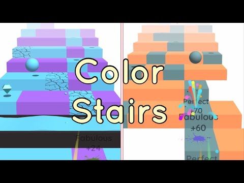 Video guide by Strawberry Seal: Color Stairs Level 10-14 #colorstairs