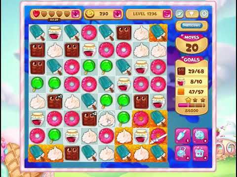 Video guide by Gamopolis: Candy Valley Level 1296 #candyvalley