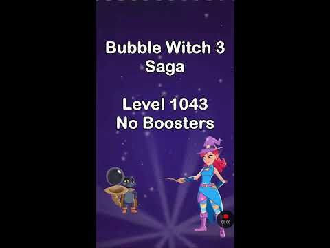 Video guide by Blogging Witches: Bubble Witch 3 Saga Level 1043 #bubblewitch3