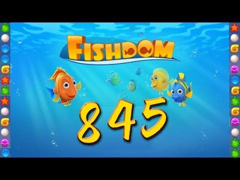 Video guide by GoldCatGame: Fishdom: Deep Dive Level 845 #fishdomdeepdive