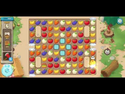 Video guide by Mint Latte: Match-3 Level 261 #match3